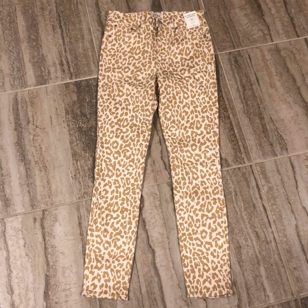 NWT J Crew 10" highest-rise toothpick jean in safari Size 25